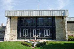 South side of church